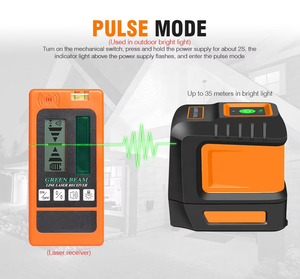 Bán buôn trực tiếp Máy chiếu tia laser chuyên nghiệp mới, tia xanh, 2 đường, 360 độ, công nghiệp, sạc lại được - Product Image 2