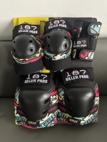 Ensemble de protections importées 187 Killer Pads pour genoux et poignets, pour adultes, pour le roller/skateboard/le ski/le cyclisme