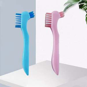 Brosse à <span class=keywords><strong>dents</strong></span> <span class=keywords><strong>pour</strong></span> prothèses dentaires Brosse nettoyante <span class=keywords><strong>pour</strong></span> appareils dentaires Protège-<span class=keywords><strong>dents</strong></span> Fausses <span class=keywords><strong>dents</strong></span> - Product Image 6