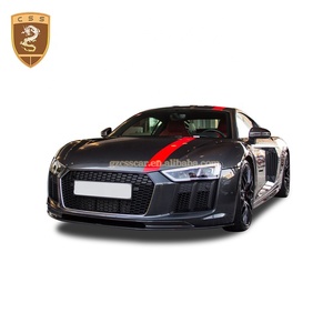 2016-2021 Dry Fibra De Carbono Vors Estilo Body Kit para <span class=keywords><strong>Audi</strong></span> R8 Front Bumper Lip Difusor Traseiro High Tail Wing Acessórios Do Corpo Do Carro - Product Image 3