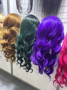 Bền Việt Nam Nguyên <span class=keywords><strong>Remy</strong></span> Phần Mở Rộng Tóc Con Người Tuyệt Đẹp Hot Bouncy Jerry <span class=keywords><strong>Curl</strong></span> Phong Cách Glueless Tóc Giả Siêu Giá Rẻ Dệt - Product Image 5