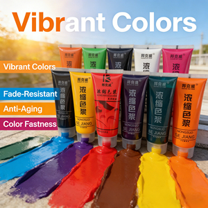 Bunkerway BKW YG001 Water-based Concentrated Color Paste for <b>Paint</b> Color Matching Wall Painting Printing Environmentally <b>Coating</b> - Product Image 1