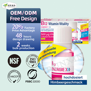 Oem Vitamin B12 uống chất lỏng giọt năng lượng tăng cường hệ thống thần kinh hỗ trợ tâm trạng tăng cường 500 gam - Product Image 1