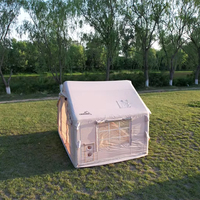 Tente gonflable de luxe imperméable avec logo personnalisé, pour 1 à 2 personnes, avec moustiquaire, pour événements en plein air et plage