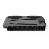 Support PS5/Slim pour console à disque et numérique, station de refroidissement et de charge PS5 avec éclairage RGB, station de charge pour manettes PS5