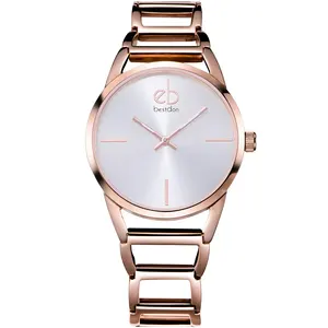 Top Quality Stainless Steel Bracelet Japanese Movement Fashion Ladies Watch