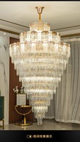 Villa de luxe, lustre sur mesure de 2 mètres de haut