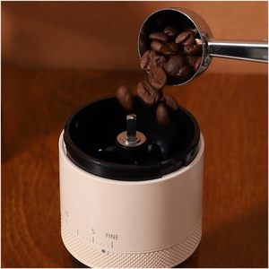 Nouvelle machine à café électrique portable sans fil 2025 avec broyeur intégré, rechargeable par USB, 2000 mAh, pour hôtel - Product Image 5