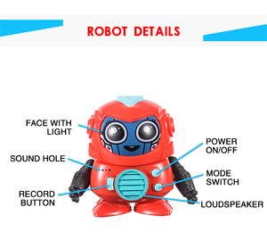 Jibb — Robot changeur vocal, nouvel arrivage, reconnaissance faciale, avec enregistrement vocal et lumière, 2019 - Product Image 5