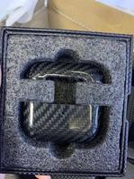 Étui pour écouteurs en fibre de carbone noire de haute qualité, promotionnel, pour Airpods Pro, housse de protection durable et luxueuse