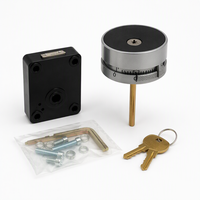 Cerradura Mecánica de Combinación de Alta Resistencia con Llave, Código de Contraseña Intercambiable, Cerradura de Seguridad para Cajas Fuertes, Arcas y Armarios