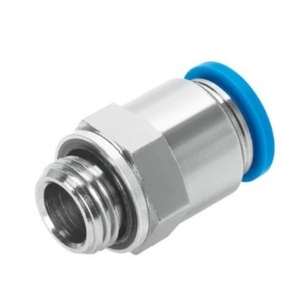 Válvula de aceleración compacta de inserción QSF-1/8-6-B con silenciador, componente de repuesto para automatización - Product Image 1