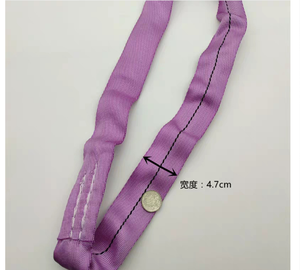 Hochbelastbare Runde Hebeschlinge aus <span class=keywords><strong>Spanset</strong></span> 1M Langlebiger Polyester-Hebegriff für Yoga, Bühne und Akrobatik - Product Image 1
