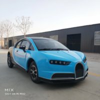 Mini coche deportivo chino de baja velocidad, coche deportivo eléctrico para indio sin permiso de conducir