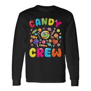 Candy Crew Sweetie Candy Squad Costume d'Halloween T-shirt à manches longues - Product Image 1