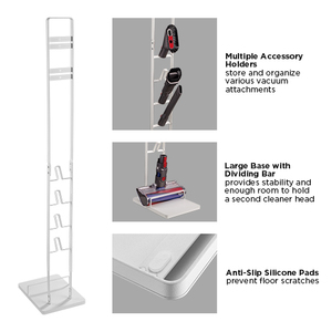Soporte de Almacenamiento Vertical Inalámbrico para Aspiradora, Base de Acero Blanca para Aspiradora <span class=keywords><strong>Dyson</strong></span>, Compatible con V6 V7 V8 V10 V11 V15 - Product Image 2