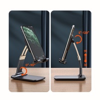 Support de téléphone de bureau mains libres réglable 2025, support de tablette pour smartphone, support de téléphone portable flexible portable, support en métal