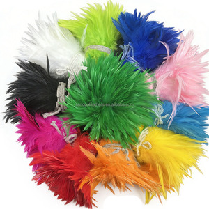 Plumes de coq de 5-6 pouces pour costumes de carnaval et de festival, accessoires de déguisement - Product Image 1