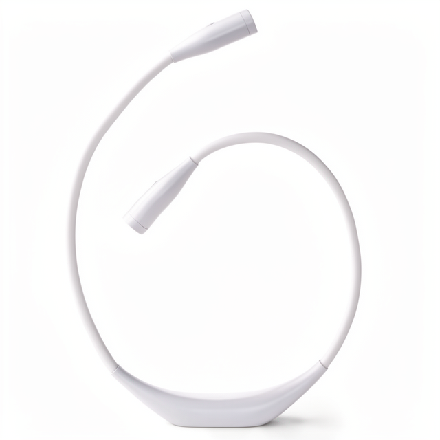 Portable Neck Hanging Silicone Rubber Light Knitting/Crochet Eye Protection Reading Light Cordless USB Charging Dimmable Battery