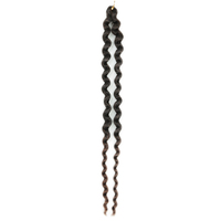 Pré-torsadé Passion Twist 18 pouces Crochet cheveux pour les femmes noires vague d'eau Crochet tresses synthétique tressage Extensions de cheveux