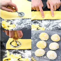 Ustensiles de Cuisine : Kit à Raviolis et Pâtes en Aluminium avec Moule, Presse et Emporte-Pièce pour la Pâtisserie