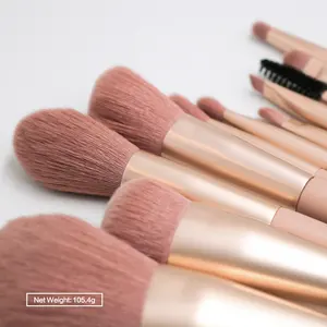 Manufacturer Low Price Pink Wood Foundation Brushes Makeup Professional Customization Makeup Brush Set for L 'Oreal