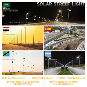 Lampu Jalan LED tenaga surya, lampu jalan LED tenaga surya terpisah, 100W ultra-terang IP65 AC untuk area layanan Jalan Raya - Product Image 6