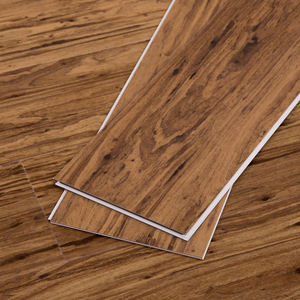 ในร่มสีเรียบง่ายกันน้ํา 3-6 มม. พื้นพีวีซี<span class=keywords><strong>สี</strong></span>เทาเข้มพื้นไวนิลพลาสติก Spc ลายพลาสติก - Product Image 3