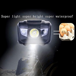 Portatile ultraleggero Mini 4 modalità LED faro da campeggio lampada da corsa lampada frontale testa <span class=keywords><strong>lante</strong></span> campeggio faro leggero - Product Image 4
