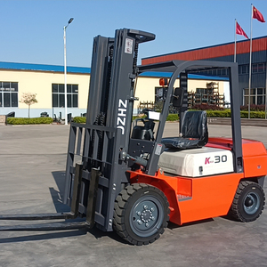 Chariot élévateur diesel <span class=keywords><strong>DOUGONG</strong></span> 3T pas cher de Chine avec hauteur de levage de 3 m, pneus pneumatiques/solides, rayon de braquage de 2550 mm - Product Image 4