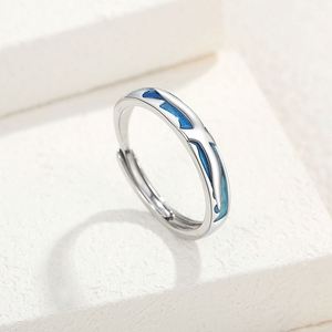 Anillos De Pareja Silver Plated Seagull Sailing <b>Couple</b> <b>Ring</b> Wedding <b>Ring</b> Adjustable Open Wedding <b>Couple</b> <b>Ring</b> - Product Image 5
