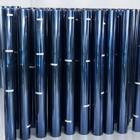 Film teinté pour vitres de voiture, camion, fourgonnette, SUV, isolation thermique élevée, teinte fumée foncée réfléchissante pour portes latérales et vitres arrière