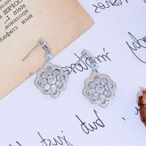 Pendientes de Plata de Ley con Circonitas de Colores, Joyería de Moda - Product Image 4