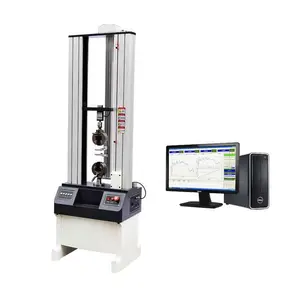 Lab programable 20KN-máquina de prueba de tracción Universal, probador de mancuernas de plástico, precio de Instron