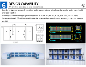 Nhà <span class=keywords><strong>container</strong></span> cho văn phòng trại tạm thời và chỗ ở portacabin - Product Image 6