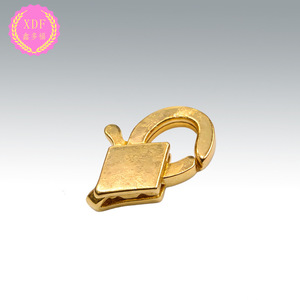 Boucle de bijoux Xin Duofu L8227 plaquée or, procédé hydraulique, pour bracelets et colliers. - Product Image 1