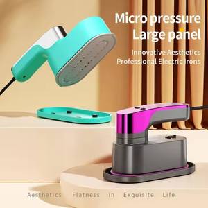 Plancha de Vapor Portátil de 1000W con Tanque de Agua de 120ml, Plancha de Vapor para Ropa, Máquina de Planchado de Telas para Uso en el Hogar y de Viaje - Product Image 2