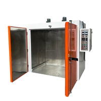Four industriel à double porte, à air chaud, à convection forcée, pour séchage et chauffage, avec moteur électrique, pour silicone, matériel pharmaceutique, 300, à lots