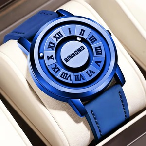 Montre à quartz pour homme, tendance et imperméable, avec bracelet en cuir magnétique, nouvelle mode Drioshipping, Reloj Hombre - Product Image 4