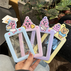 Porta Tarjetas de Fotos Personalizado de Moda Goss, PVC con <span class=keywords><strong>Clip</strong></span>, Cierre de Botón y Cremallera, de Guangzhou - Product Image 4