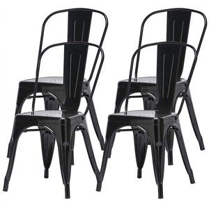 Sillas de comedor <span class=keywords><strong>Bristo</strong></span> Tolix de metal con marco de hierro y acero industrial vintage de diseño moderno al por mayor - Product Image 2