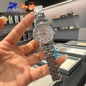 Nouvelle montre élégante pour femmes en acier inoxydable, simple et tendance, avec boucle papillon, montre exquise Longinesing - Product Image 3