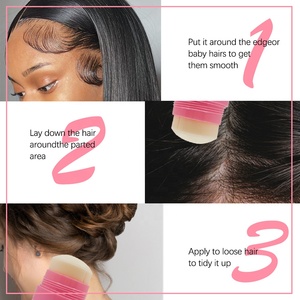 Etichetta privata elegante bastoncino di cera per <span class=keywords><strong>capelli</strong></span> crespi ananas e profumati floreali odore di frutta volano via <span class=keywords><strong>balsamo</strong></span> per i bordi dei <span class=keywords><strong>capelli</strong></span> - Product Image 4