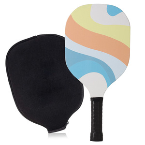 Ensemble de raquette de pickleball en forme imprimée UV en <span class=keywords><strong>bois</strong></span> de peuplier 40 trous sac en Polyester Durable pour l'usine de vente chaude transfrontalière <span class=keywords><strong>Amazon</strong></span> - Product Image 4