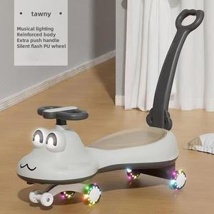 Voiture Twister pour enfants avec lumières et musique voiture à bascule anti-roulis pour bébé avec poignée de poussée amovible voiture jouet pour enfants - Product Image 3