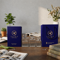 Kedatangan Baru Botol Parfum Kaca Persegi 30/50/100ml Bentuk Buku Kotak Hadiah Kaku Logo Kustom Parfum Kemasan Lengkap