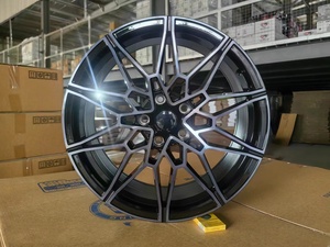YXQ 18*8 18*9 5*112 + <span class=keywords><strong>25</strong></span> + <span class=keywords><strong>35</strong></span> 66.56 roue noir brillant 6061-t6 alliage d'aluminium forgé jantes personnalisées pour BMW - Product Image 2