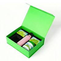 Caja de cartón reciclable de tamaño personalizado, caja magnética rígida de embalaje, caja de regalo magnética plegable de lujo con tapa magnética