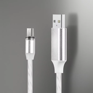 Tkt Micro Type-C USB Sạc Cáp Hot Bán Phát Sáng Tối LED Từ Tính Tương Thích Điện Thoại Thông Minh Máy Tính Sạc Loại - Product Image 3