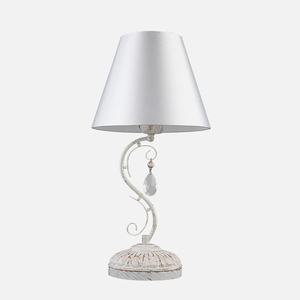 Lampada da Tavolo 1xE14 Bianco/Oro 48x25x25 cm - Ideale per Illuminazione Decorativa in Spazi Moderni ed Eleganti. - Product Image 1